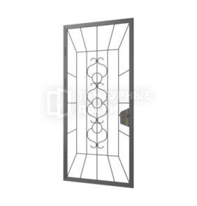 Тамбурная решетчатая дверь одностворчатая ТДР-3-141